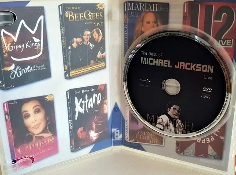 Dvd The Best Of Michael Jackson Live - edição especial - Koalla